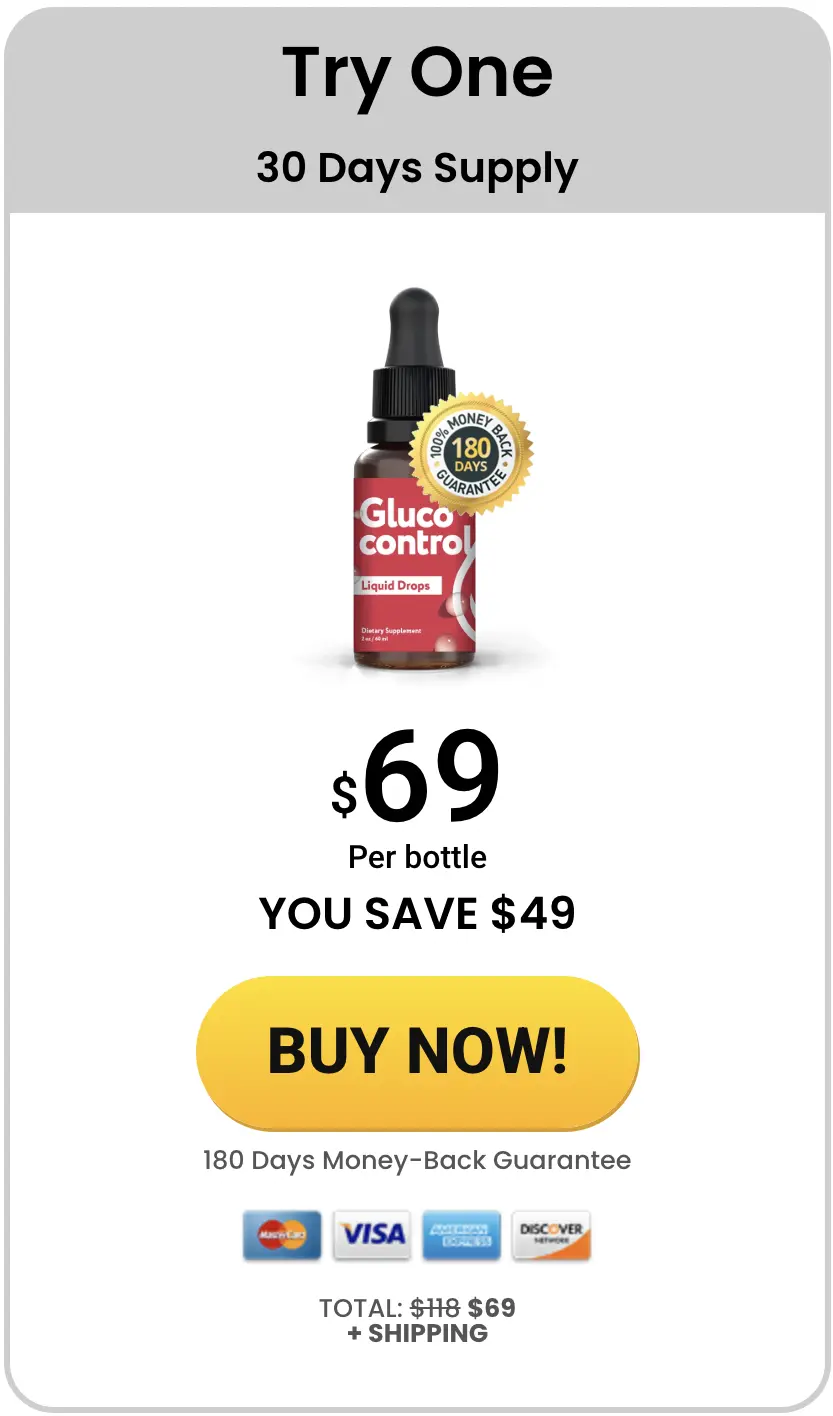 Gluco Control glucocontrol one bottles