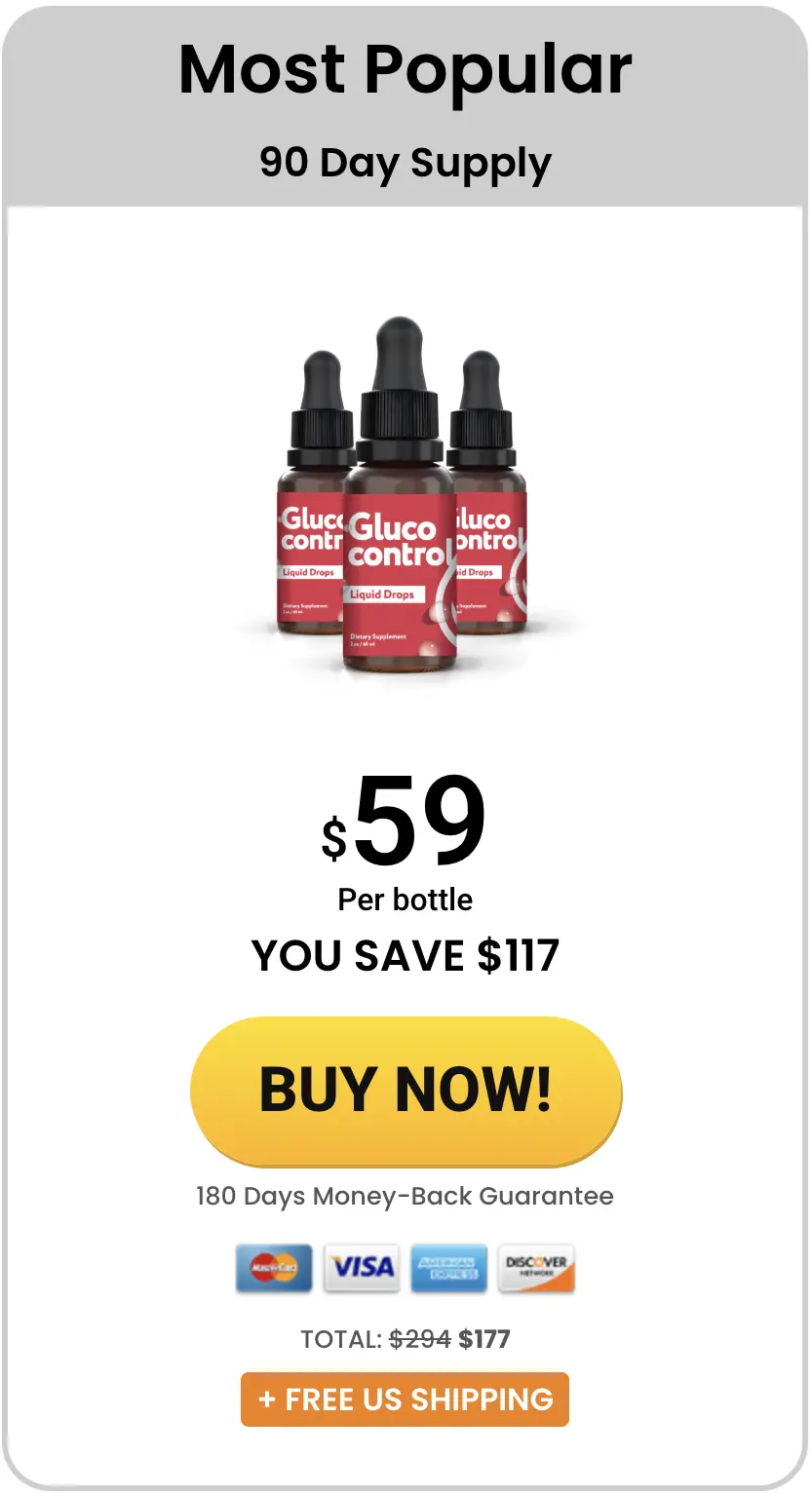 Gluco Control glucocontrol three bottles order